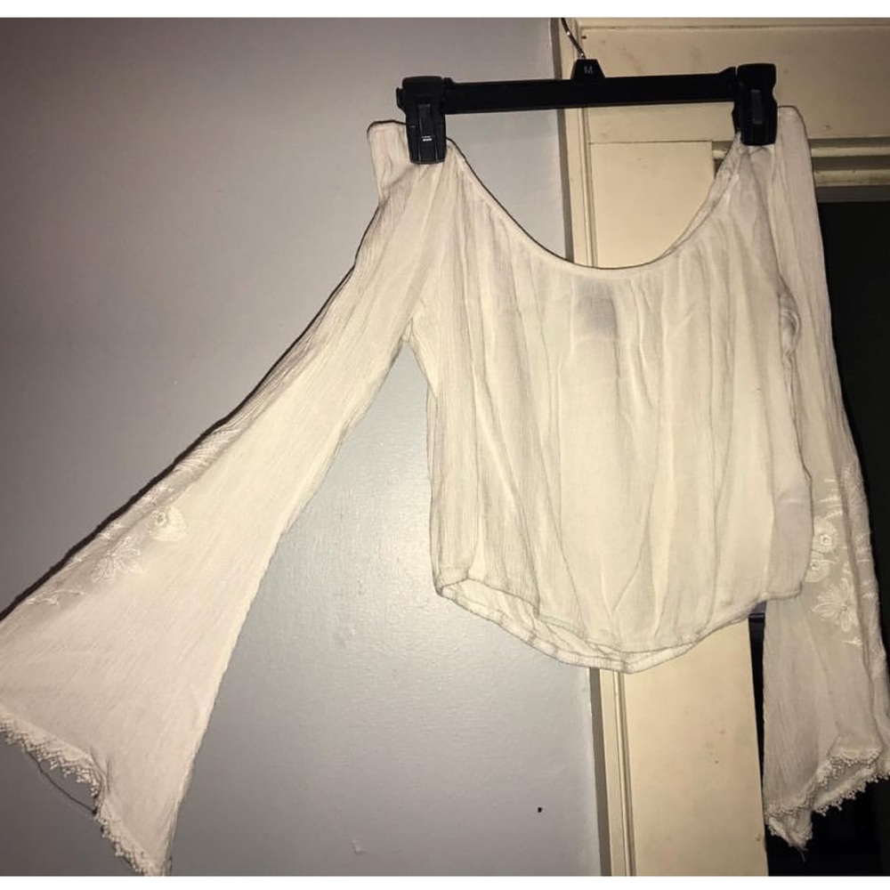 Off the shoulder forever 21 shirt